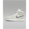 Nike SCARPE NIKE AIR JORDAN 1 MID CMFT 2 BIANCO ARGENTO DV1307-101 ORIGINALI UOMO ORI