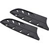 PATIKIL Plastica Sicurezza Coltello Copertura Guaine per 7 Santoku Coltello, 2pz ColtelliBordo Protezione Protezione Universale Coltello Fodero per Cucina, Nero