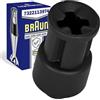 MONTERAL Giunto Motore per Frullatore a Immersione con Codice Originale 7322113974 per Braun Minipimer Immersione 4191 4192 4193 4194 Garanzia di 10 Anni - MONTERAL