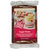 FunCakes Pasta di Zucchero Maroon Brown: facile da usare, liscia, flessibile, morbida e pieghevole, perfetta per decorare torte, halal, kosher e senza glutine. 250 gr