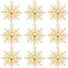SUNNYCLUE 1 scatola 50 pezzi Fascini Del Sole Perline Del Sole Metallo Antico Dorato Celestiale Lega Perline Lucide Ciondola Girasole Fascini per La Creazione di Gioielli Braccialetti di Fascini Colla
