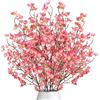 Dremisland 4 Pezzi Fiori Artificiali di Ciliegio Rami Rosa Fiori Finti 100cm Lungo Steli Seta del Faux floreale Piante Fasci Rami Decorazione per Casa Vaso Bouquet da Sposa Partito Tavola Decorazioni