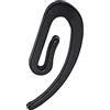 DELFRA 100 ganci per tende in POM, colore: nero
