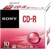 Sony Cdr 80 700Mb Conf. 10Pzi Slim Case