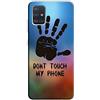 Mixroom - Cover Custodia Back Case in TPU Silicone Morbido per Samsung Galaxy Note 20 (5G) Fantasia Mano Don't Touch My Phone M780