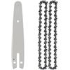 ZHLWei 4 6 8 piastra guida e set catena for sega for mini motosega elettrica sostituzione catena di ricambio accessori for carpenteria falegname giardino
