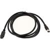 KALEA-INFORMATIQUE KALEA INFORMATIQUE Cavo adattatore FireWire 400 IEEE1394a 6 punti a FireWire 800 IEEE1394b 9 punti maschio. Lunghezza 1,8 m