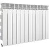 Fondital V710AM03412 Radiatore in alluminio pressofuso Exclusivo D3, 500 mm, 12 elementi, bianco