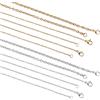 UNICRAFTALE 12pcs 3 Taglie 45~60cm Collana con Catena Portacavi Catena in Acciaio Inossidabile con Fermagli per Aragosta Catena Portacavi Color Oro e Acciaio Inossidabile per Gioielli, 1.5~3mm