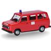 Herpa Basic modello di auto Ford Transit autobus MTW vigili del fuoco, in scala 1:87, modello base economico, tedesco, statuetta plastica
