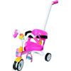 BABY born Triciclo 834299 - Triciclo per bambole fino a 43 cm - Ruote funzionanti, maniglia staccabile, clacson, cinghie per i pedali e cintura di sicurezza - Età: 3+ anni
