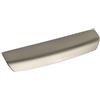 Furnipart Maniglia cromata lucida LA160 mm Maniglia moderna per mobili larghezza 192 mm effetto zinco pressofuso acciaio inox