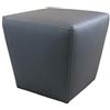 AM DESIGN Pouf, POUFF, Puff, PUF, Trapezio, Cucitura Doppia, Ecopelle, Eco-Pelle, POGGIAPIEDI, Seduta, Design, Made in Italy (Grigio Scuro)