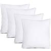 HABITA 33 HOME - Imbottitura Cuscini 45x45 Set da 4 Cuscini Divano, Anima Anallergica, Cuscino Morbido per Arredo, Cuscino Interno Made in Italy (Set 4 Imbottiture, 45x45 Cm)