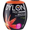 Dylon, cialda colorante per tessuti per lavatrice e mobili morbidi, colore: arancione fresco