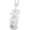 Generic Scarpiera per bambini in piedi Scarpiera per scarpe Supporto per scarpe per corridoio, casa, camera da letto, armadio, decorazione a 4 ripiani (Panda)