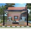 VivaGarden Pergola Bioclimatica 400x300x250 cm in Alluminio Grigio GA802120-DGRE