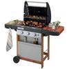 Campingaz Barbecue a Gas BBQ Giardino Potenza 9600 W 3 Series Woody LX