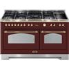 LOFRA DOLCEVITA RRD156MFT+MFT/AEOV CUCINA 150X60CM ROSSO BURGUNDY 7 BRUCIATORI