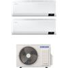 Samsung Climatizzatore Dual Split 12+18 Btu/h WiFi AJ050TXJ2KG Windfree Avant