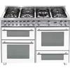 LOFRA PBP126SMFET+DMFT/2AEO CUCINA BIANCA 120X60 FORNO ELETTRICO 5 BRUCIATORI