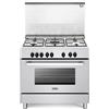 De'Longhi CUCINA DEMW96ED CUCINA 90X60 5 FUOCHI FORNO ELETTRICO MULTIF. CLASSE A BIANCO