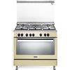 De'Longhi DELONGHI PEMC96ED CUCINA 90X60 5FUOCHI FORNO ELETTRICO MULTIF. PIZZA CREMA