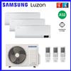 SAMSUNG CLIMATIZZATORE LUZON TRIAL SPLIT AUTOCLEAN 19DB R32 AJ052TXJ3KG 9+9+12