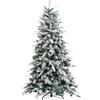 DecHome Albero Di Natale Innevato Alaska H.210 cm Base 134 cm / 1876 Rami NAT120