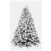 Amicasa Albero di Natale Innevato da Addobbare 180 cm 1517 Rami Pe Pvc Pp NEVES1