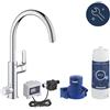 GROHE Rubinetto Cucina Miscelatore Monocomando Filtro Acqua Cromo 30499000