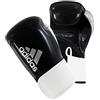Adidas Hybrid 65 Guanti da boxe da uomo, nero/bianco, 10 oz