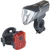 Prophete Set di luci a LED, 70/35/20 lux, montaggio senza attrezzi, agli ioni di litio con USB, StVZO
