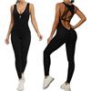 Fulidngzg Tuta Intera Donna Sportiva Senza Maniche Schiena Scoperta Tutina Intera Tuta Intera Fitness Aderente Tuta Completa Completo Sportivo Yoga Estiva Bodysuit Pagliaccetto Sexy Set Palestra