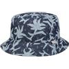 Stetson Cappello di Tessuto Denim Print Bucket Donna/Uomo - Made in The EU da Pescatore Estivo Cotone con Fodera Primavera/Estate - M (56-57 cm) Blu Scuro