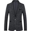 MQYXGS Giacca da Uomo a Un Bottone Giacca Casual Slim Fit Giacca da Abito Leggera Giacca da Uomo a Un Bottone Cappotto Blazer Solido Giacca da Lavoro Abito Slim Fit Blazer Cappotto da Abito a Un Bottone