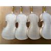 Yinfente Violino professionale non finito 4/4 pezzo unico fiammato acero abete fatto a...