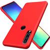 Fanxwu Custodia Samsung Galaxy S9 Fanxwu Sottile Leggero Case TPU Silicone Colore Puro Caso Resistente ai Graffi Anti-impronta Digitale Protettivo Cover - Rosso