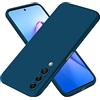 EASSGU Custodia per Samsung Galaxy A30s / A50 / A50S (6.4 Inches), Cover Morbida in Silicone TPU - Blu zaffiro