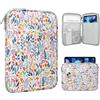 TiMOVO 9-11 Custodia per Tablet, Compatibile con iPad 11 A16 2025, iPad 10,9/10,2| Air 11, Galaxy Tab A9+ / A11 Plus 11, Borsa Protettiva con Tasche, Fiori