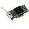 KALEA-INFORMATIQUE Scheda controller di rete con 2 porte Gigabit Ethernet su PCIe x4 con chipset Intel I350-T2 (NHI350AM4)