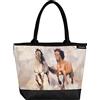 VON LILIENFELD Borsa Cavalli selvatici Shopper Dimensioni 42 x 30 x 15 cm Borsa da spiaggia Ufficio