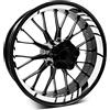 Finest Folia Set di 18 adesivi per cerchioni, per moto, auto, set completo di adesivi per cerchioni da 15, 16, 17, 18, 19, MR020 (10 bianco)