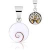 Planetys - Ciondolo Albero della Vita Occhio di Santa Lucia Argento Sterling 925