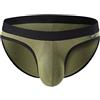 PIYAX Intimo Sexy da Uomo U Bulge Pouch Slip Uomo a Vita Media Mutande morbide Traspiranti Mutandine Maschili Elastiche