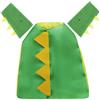 Ieron Dinosaur Dragon Cape Set Halloween Costume Cosplay with Gauntlets Cartoon Fancy Dress Up Cloak Christmas Birthday Party Dragon Themed Outfits Green