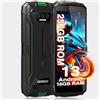 DOOGEE S41 MAX (2024) Rugged Smartphone Android 13 Smartphone Rugged 16GB+256GB /1TB, Batteria 6300mAh, 5,5''HD+ Telefono Indistruttibile, Fotocamera 13MP+8MP, IP68/69K/Dual SIM/NFC/OTG/GPS Verde