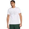 Nike T-shirt da uomo Nike Court Dri-Fit Printed T-Shirt - Bianco