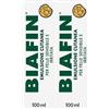 Biafin Emulsione Cutanea Idratante Lenitiva 100 ml Crema per Scottature Pelle Sensibile e Irritata 2x100