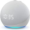 Amazon Assistente vocale Alexa ECHO DOT 4Gen con Orologio Bianco ghiaccio B084J4KZ8J